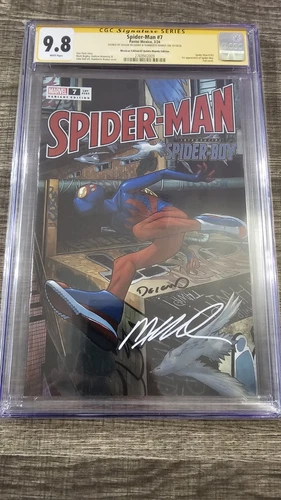 Spider-Man #7 CGC 9.8 Mexican Edition Signed By Edgar Delgado & Humberto Ramos