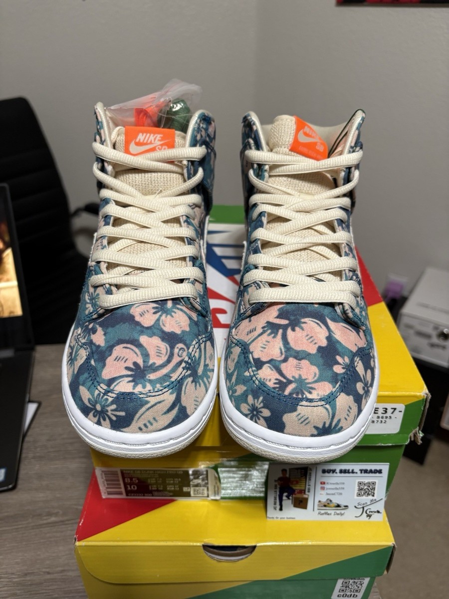 Size Nike Dunk SB High Hawaii Maui Wowie
