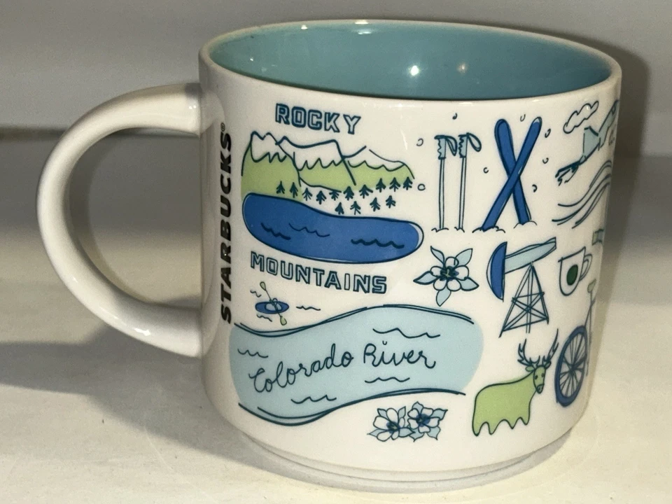 TAZA DE CAFÉ STARBUCKS COLORADO TAZA TÉ BEEN THERE SERIE Foto 3 de 4