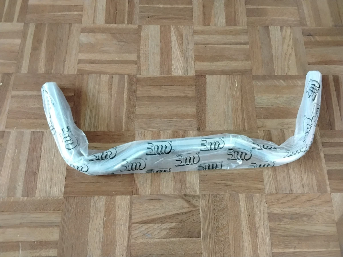 Guidon Vélo Type Moustache Vintage (années 40-70) - 25mm X 47.5cm, Chrome, Occasion France