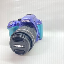 PENTAX K-50 Purple Blue Digital SLR Camera Tested Good Condition
