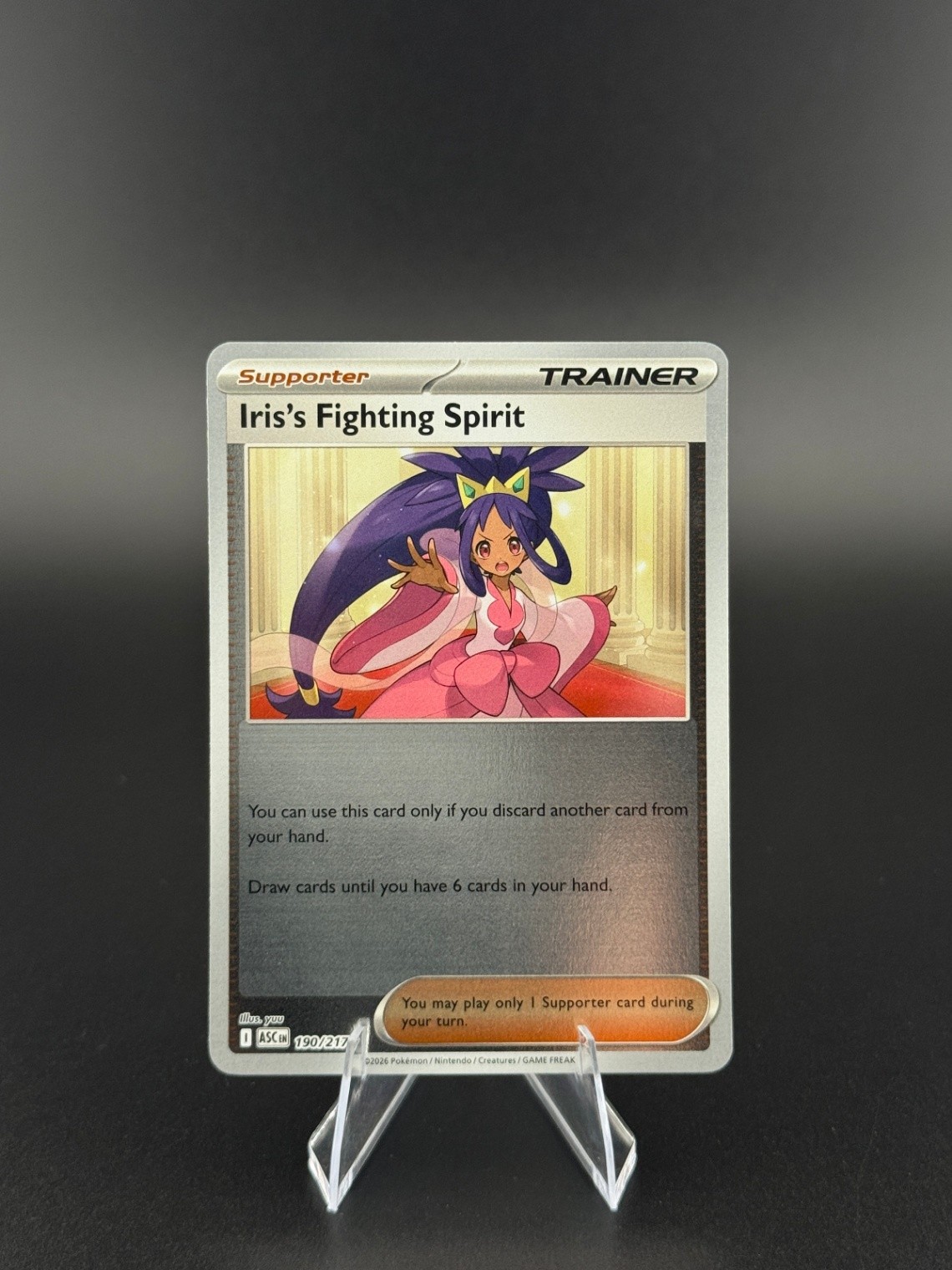 Iris's Fighting Spirit - Uncommon ME: Ascended Heroes 190/217 NM