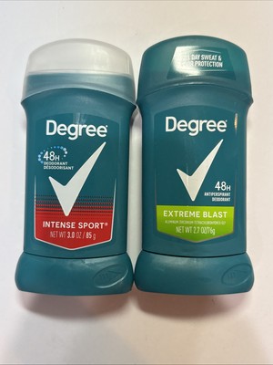 2 Fresh Deodorant for Men- Intense Sport (3 oz) and Extreme Blast  (2.7 oz)