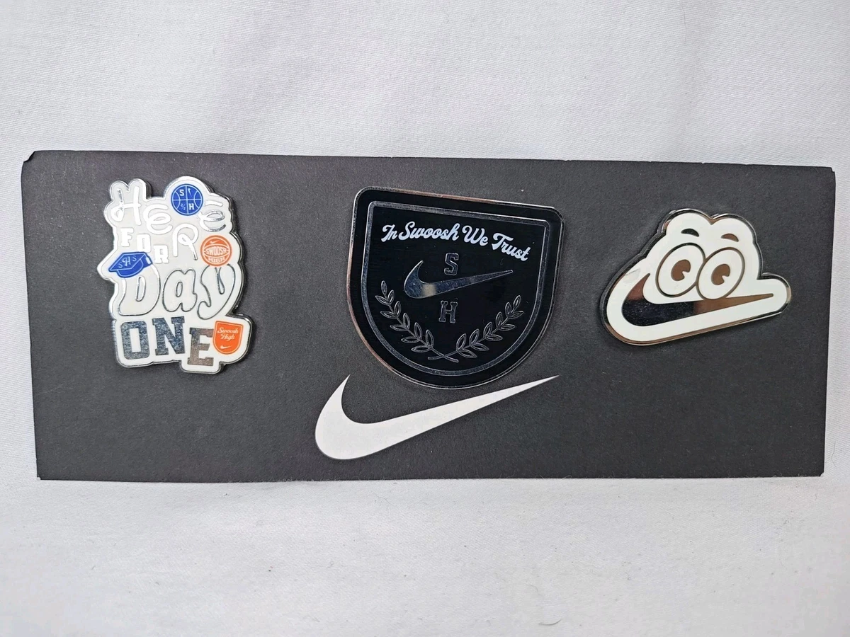 nike backpack pin AACPS Dance Ensemble For hydration needs Nike Shoebox Enamel Pin Blue/White