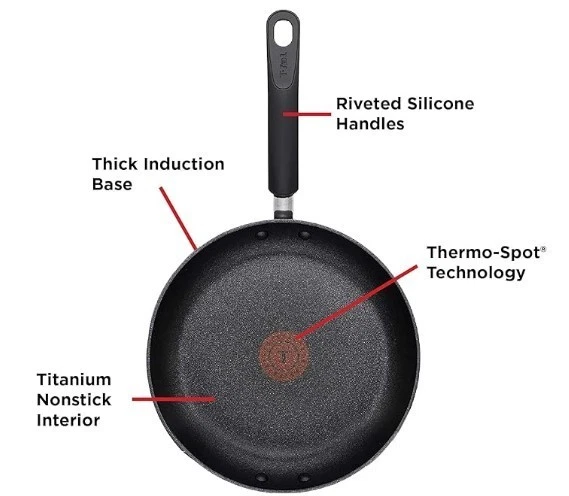 T-Fal Experience Nonstick Fry Pan 10.5 Inch, Induction, Oven Safe 400F