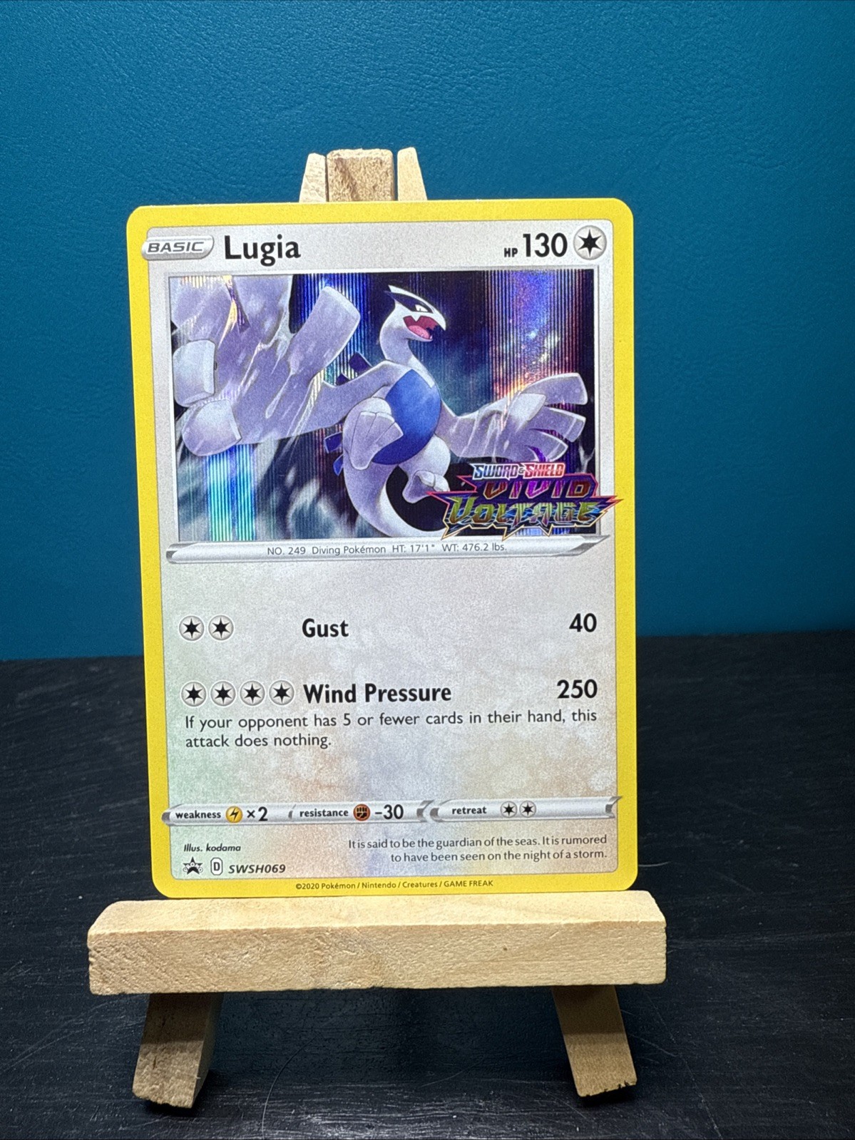Lugia - (Prerelease) SWSH069 SWSH: Sword & Shield Promo Cards Holo NM Condition