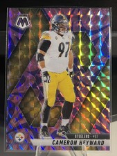 2025 Panini Mosaic - Cameron Heyward #172 Reactive Purple Mosaic Prizm