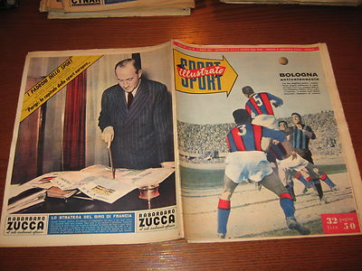 LO SPORT ILLUSTRATO GAZZETTA 1953/10 BOLOGNA INTER TORINO SPLA TRIESTINA MILAN