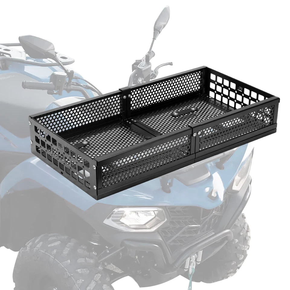 Cesta de engranajes delantera ATV estante de almacenamiento para Polaris Sportsman Yamaha Universal Foto 2 de 4