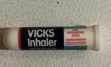 Vintage 1970s Vicks Tube Nose Menthol Pharmacy NOS