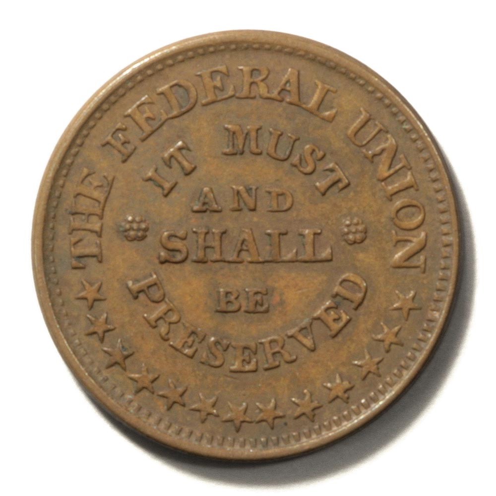 1863 Army Navy/Federal Union Civil War Token, Fuld 219/323