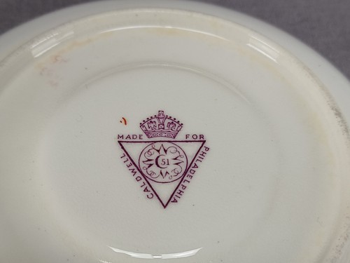 Royal Worcester Red Yellow Black & Gold Moorish Style Demitasse Cup & Saucer - Picture 12 of 13