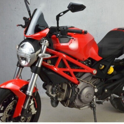 DUCATI Monster 796 2011-2014 MODEL II RACING DOUBLE BUBBLE WINDSCHUTZSCHEIBE ...