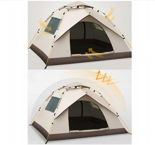 2-3 Man Person Automatic Instant Pop Up Camping Tent Waterproof Outdoor Shelter - Picture 11 of 13