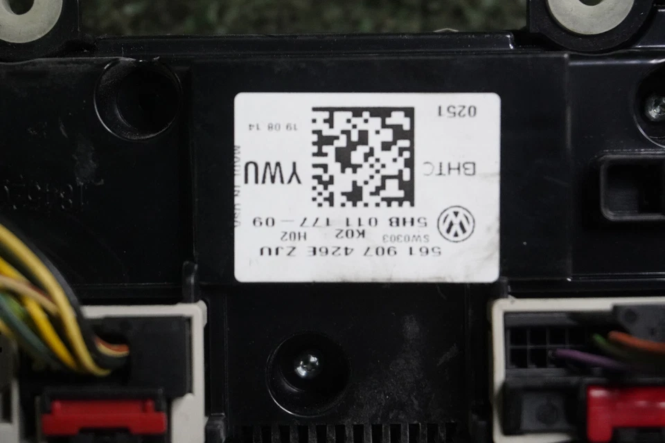 VOLKSWAGEN PASSAT 2013 2014 2015 CLIMA TEMPERATURA CALOR AIRE ACONDICIONADO CONTROL OEM 561907426EZJU Foto 3 de 3