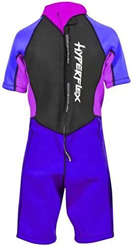 OB Hyperflex Access Unisex Child's 2mm Back Zip Shorty Neoprene Wetsuit, Size 6 - Picture 4 of 4