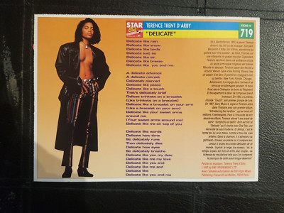 Clipping Terence Trent D'arby 1 songs lyrics Delicate song lyrics