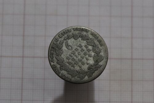 🧠🇩🇪 GERMANY PRUSSIA 1/6 THALER 1814 A B68 #Z5231
