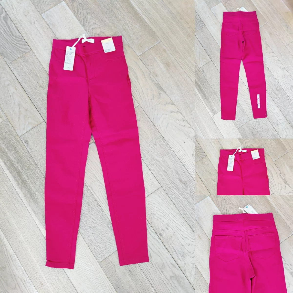 BNWT M&S High Rise Jeggings Size 6 Fuschia Colour L27 MARKS & SPENCER