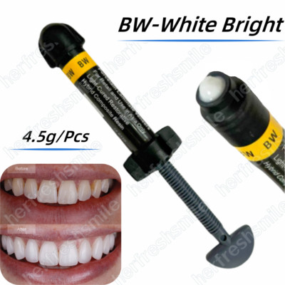 4.5g Dental Light Cure Veneer Composite Resin White Bright Hybrid Aesthetic