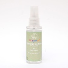 Hydrolat de Rose Bio 60ml, Ingrédients Naturels, Apaisant, Eclaircissant