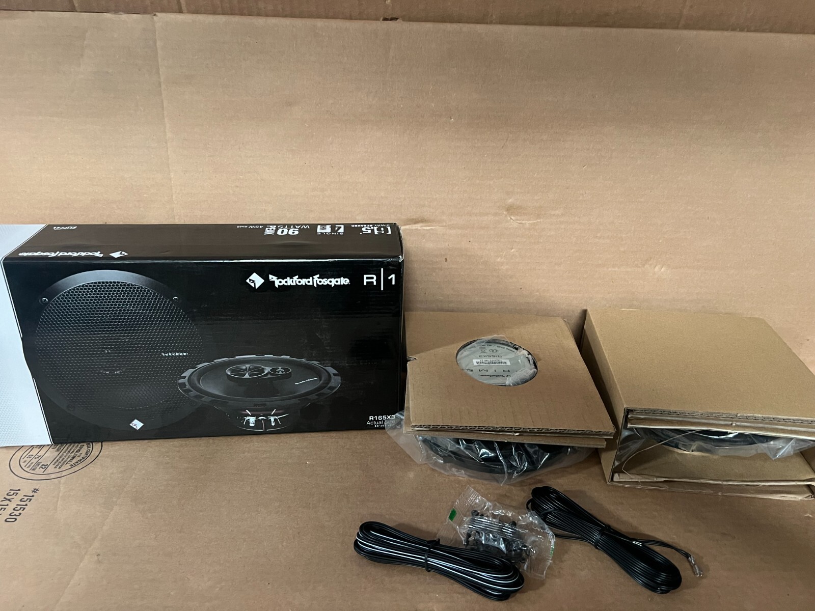 Rockford Fosgate R165X3 6..5 inch 3-Way Full-Range Speaker(s) - Black New