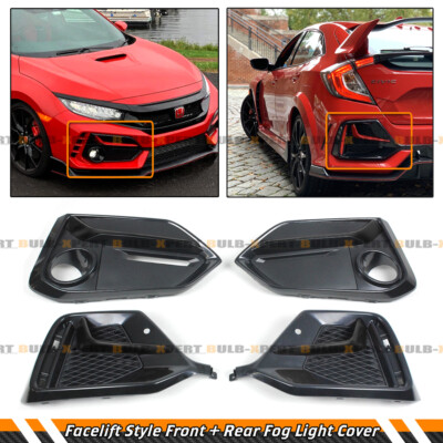 FOR 16-21 CIVIC TYPE R FK8 FACELIFT FRONT REAR BUMPER