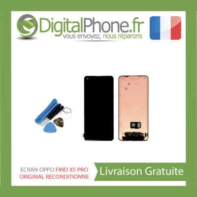 Écran Complet Oppo Find X5 Pro – Noir, Sans Châssis, ReLife, Neuf
