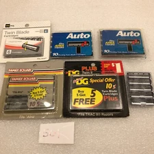 Vintage double blade, new old stock lot different brands, estate find