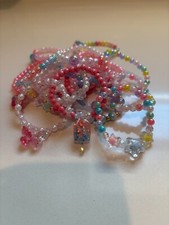 18 pieces girls cute butterfly, flower and hear charm bracelets