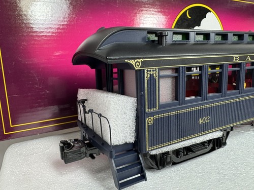 MTH 20-62008 Baltimore & Ohio B&O 64' woodsided coach passenger add-on car NIB - Picture 2 of 16