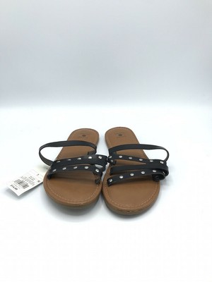 Shade & Shore womenâs black Adira Slide Sandals W/tags size 7 NEW!! 490961361591 | eBay
