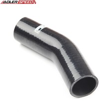 ADLERSPEED 30 Degree 2" inch ID Silicone Hose Turbo/Intake Coupler Pipe Black