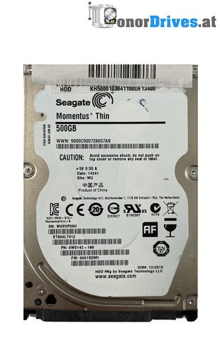 Seagate ST500LT012 - 9WS142-188 - 500 GB - SATA - PCB 100696152 Rev. C*