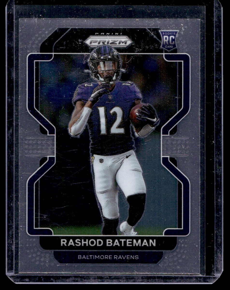 2021 Panini Prizm Rashod Bateman Rookie G10 Baltimore Ravens #340