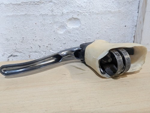VINTAGE 80'S SHIMANO EXAGE ACTION BL-A351 AERO BRAKE LEVERS WHITE HOODS - Picture 12 of 13