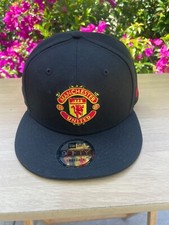 Manchester United  Authentic Licensed Adjustable Snapback Cap Hat Black