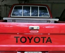 TOYOTA TAILGATE Vinyl Decal Sticker Emblem Logo Graphic BLACK Lettering Vehicle
