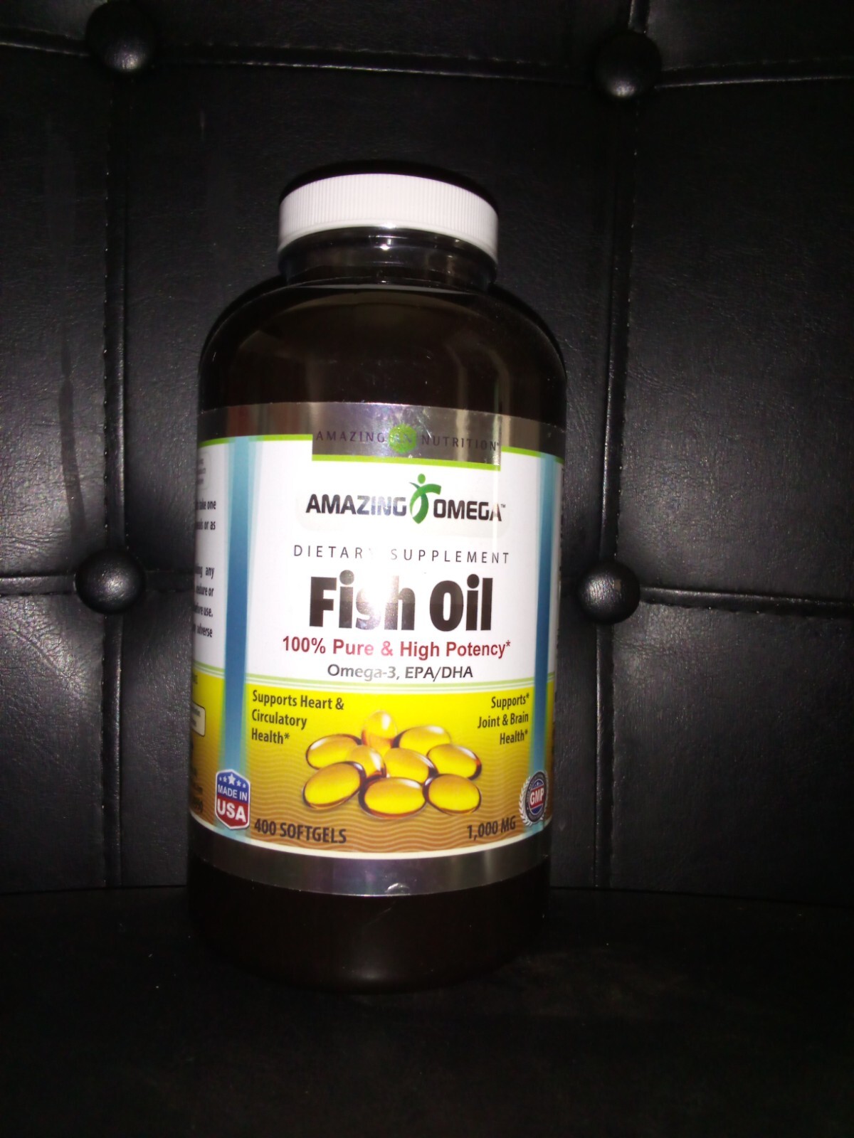 Premium Omega-3 Fish Oil with EPA & DHA for Heart & Brain Health