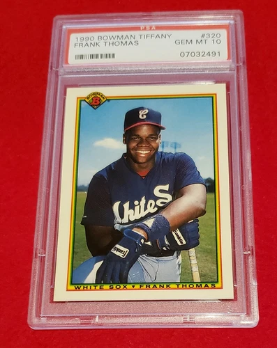 FRANK THOMAS - 1990 Bowman TIFFANY #320 Rookie RC PSA 10 - Hall Of Fame