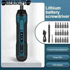 Mini Cordless Electric Screwdriver Rechargeable 1300mah Adjustment Power Drill