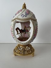Franklin Mint Decorative Carousel Egg