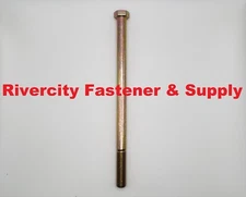 (1) 7/16-20x8 Grade 8 Bolt Hex Head Cap Screw 7/16x20x8 Bolt 7/16 x 20 x 8