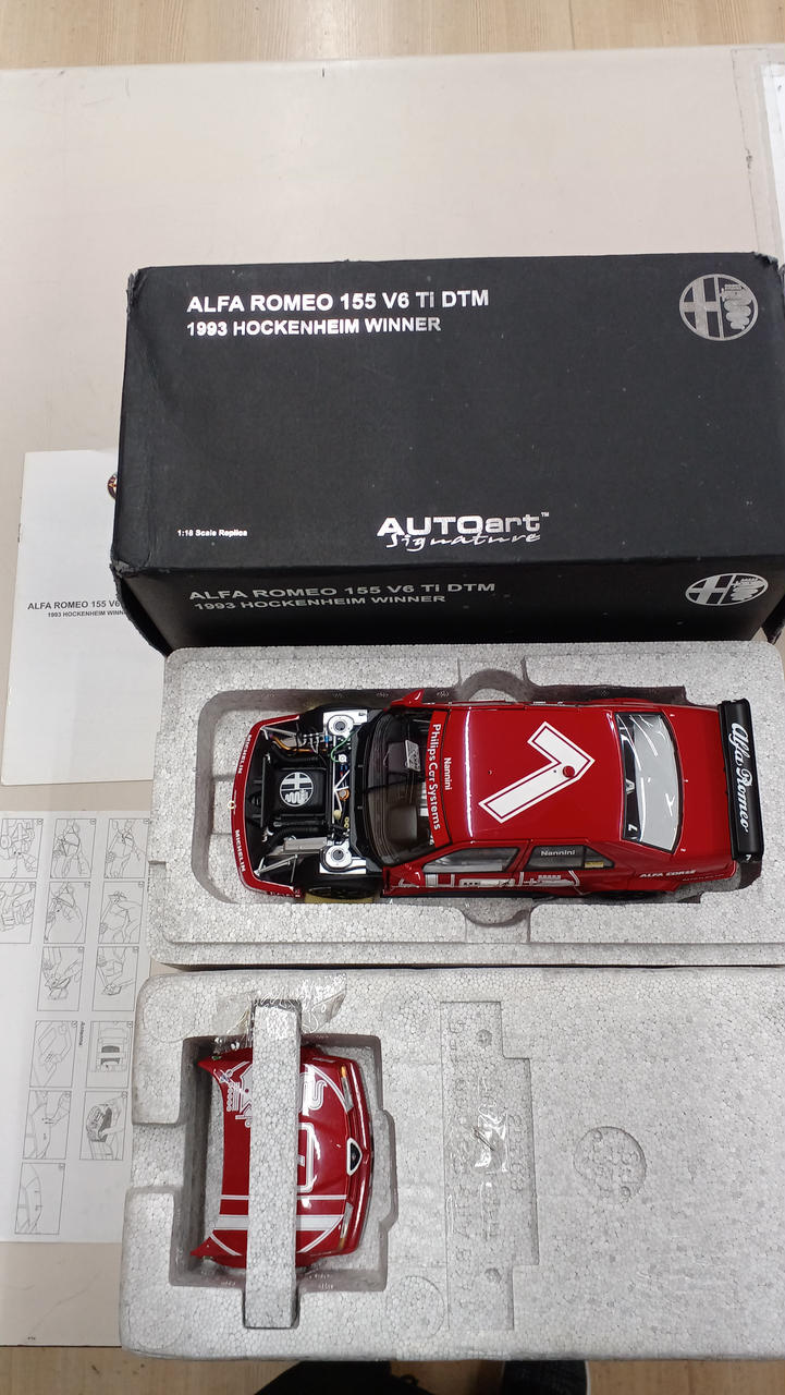 Auto Art 1/18 Alfa Romeo 155 V6 Ti Dtm 199 Model Car GWw08