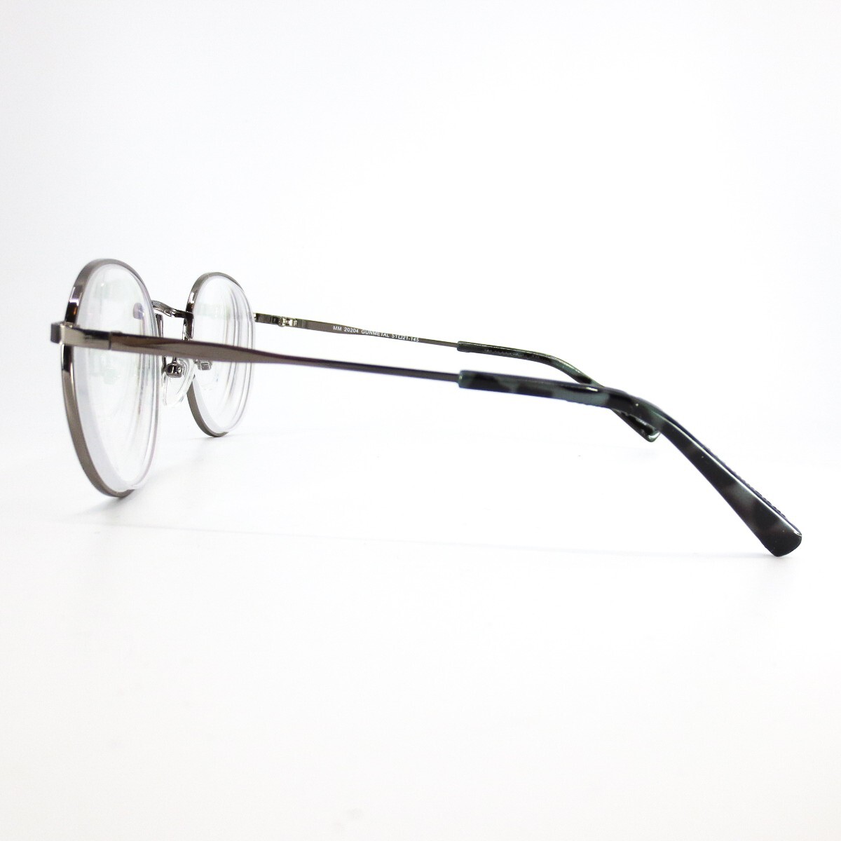 Fundamentals F204 Eyeglasses Gunmetal 54mm Eyres Classique Gunmetal Prescription Eyeglasses main image 2
