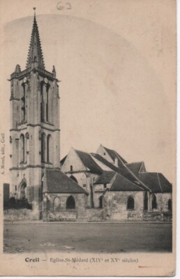 CPA - CREIL - Kirche St-Médard