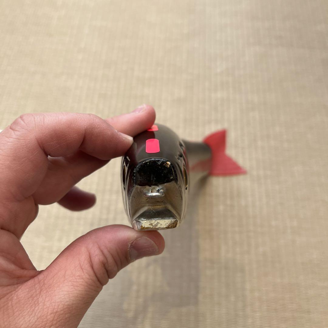 Used Roman Made Aluminum Mother Hard Lure Big Bait With Spare Tail - Image 6