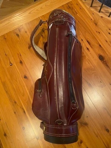 Miller Golf Bag Brown Faux Alligator Leather - Picture 15 of 22