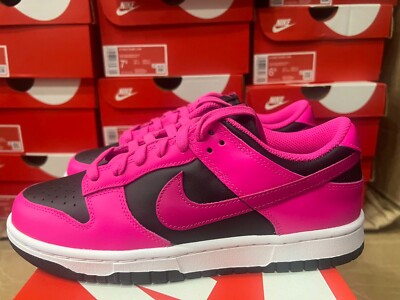 Nike Dunk Low Fierce Pink Fireberry Black WMNS Size 6W-10W