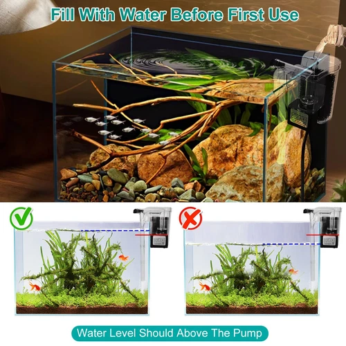 Aquarium Wasserfallfilterpumpe Fischtank Aufhängen externer Sauerstoffpumpe Wasserfilter - Bild 6 von 15